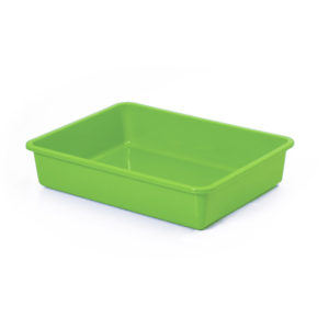 Bac à litière sans rebord - vert pomme