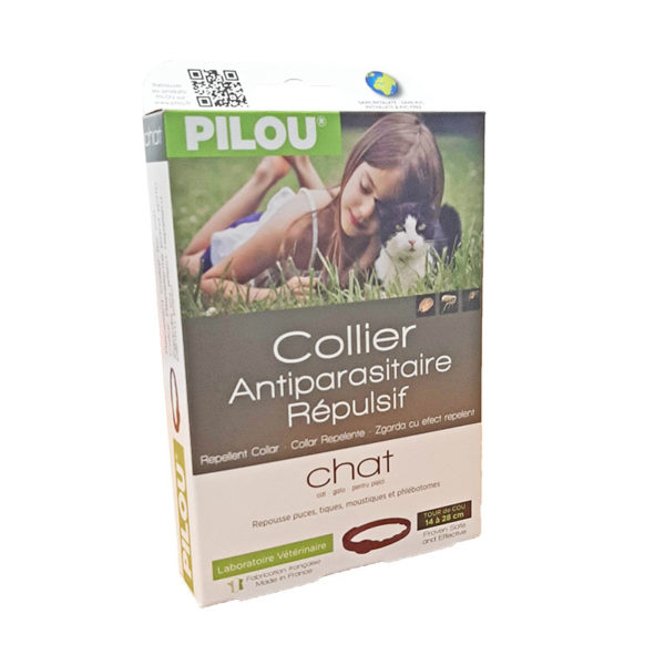 Collier anti-parasitaire pour chat