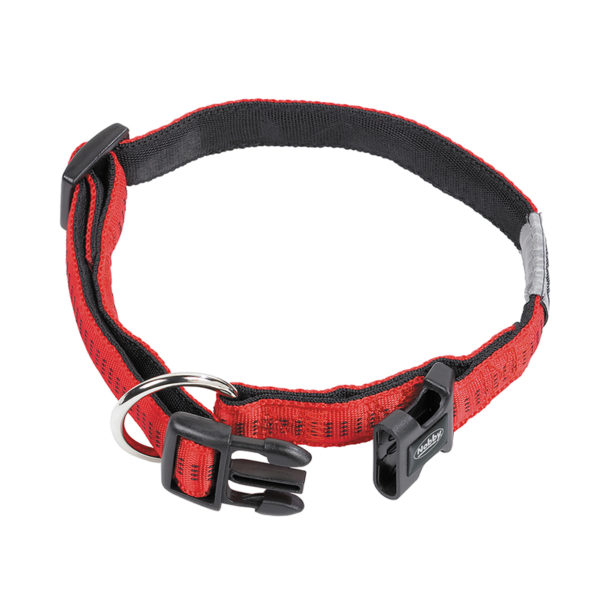 Collier en nylon - rouge